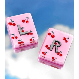 Plifal Xray Markers with Lead Initials - X-ray Markers Cherry in Resin Radiology Include Reusable Adhesive Tapes to Nurse Radiologist Badge Reel Buddy, Easy to Identify