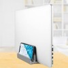 VOANZO Vertical Laptop Stand, Adjustable Laptop Holder, Two 3 Slots,
