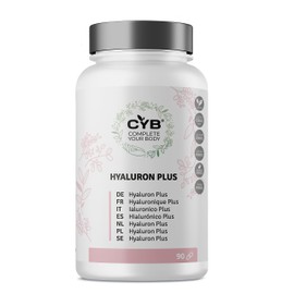 CYB Hyaluron Plus capsules, with vitamin C, B12 and zinc, vegan, 1 x 90 tablets