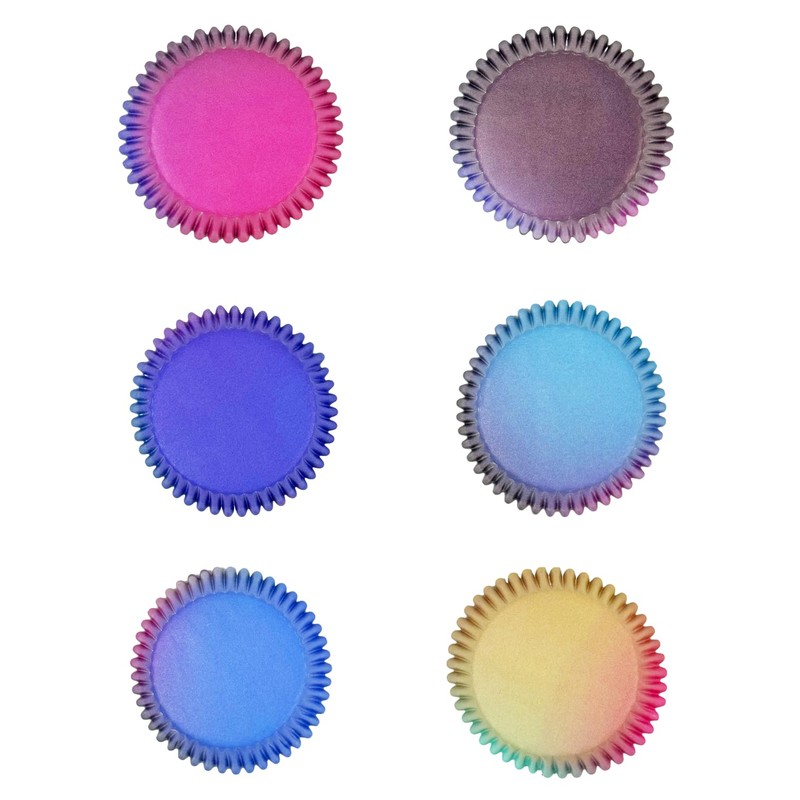Gcardist 300-Count Cupcake Liners Standard Cupcake Cups 6 Gradient Design