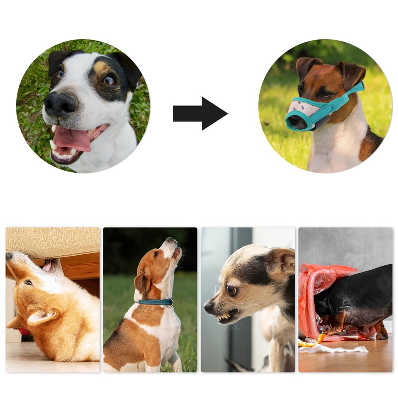 CAPASTEC Dog Muzzle Soft Dog Muzzle Breathable Muzzle for Dogs