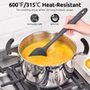 U-Taste Extra-Long 600ºF Heat Resistant Spatula Spoon: 14" Silicone Spoonula
