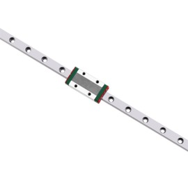 GooEquip 1 x MGN12H Mini Linear Rail Guide 300 mm with MGN12H Trolley Block for DIY 3D Printer and CNC Machine XYZ (300 mm, Rail + MGN12H)