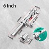 Door Lock Bolt,Stainless Steel Door Latch,6 inch Heavy Duty Door