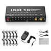 Guitar Pedal Power Supply, 10 Isolated Adjustable DC Output Power