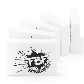 Fat Belly Fish - Pencil Erasers - Large Jumbo Rubbers - Pack of 5