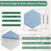 Hexagonal Acoustic Panels-12 Pack High-Density Sound Absorbing Panels 12"X10"X0.4" for