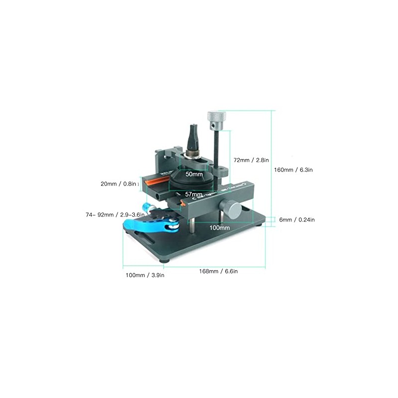 Abrazadera de fijación de pantalla LCD Universal, herramienta de extracción