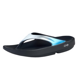 OOFOS OOlala Luxe Recovery Sandal, Frost - Women’s Size 5
