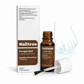Nagelpilz Behandlung Schnell & Intensiv – Nailtroe Innovative Nagellösung gegen Nagelpilz, Unterstützt Gesundes Nagelwachstum, Fördert Klare & Feste Nägel, 10ml
