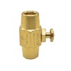 Interstate Pneumatics VBT44 - Brass Button Valve 1/4 Inch x