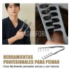 2 Peine Texturizado Y Esponjoso Barbero Estilista Peluquero