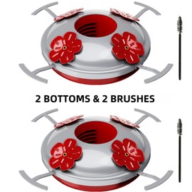 REZIPO Hummingbird Feeder Bottom Base Replacement Accessories (2)