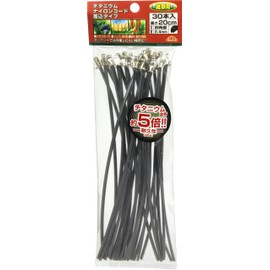 Safety-3 Insert-Type Titanium Nylon Cord for Grass Trimmers 7.9 inches (200 mm), Square Type, 0.09 inch (2.4 mm) Diameter, 30 Pieces