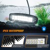 Nilight Flush Mount LED Pods 2PCS 6 Inch 60W LED
