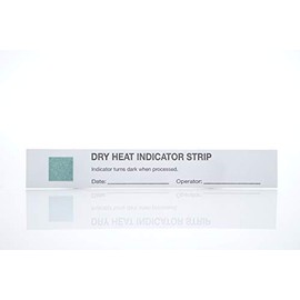CROSSTEX SPSMEDICAL Sterilization Chemical Indicator Strips, Dry Heat, 4", DIS-100 (Case of 100)