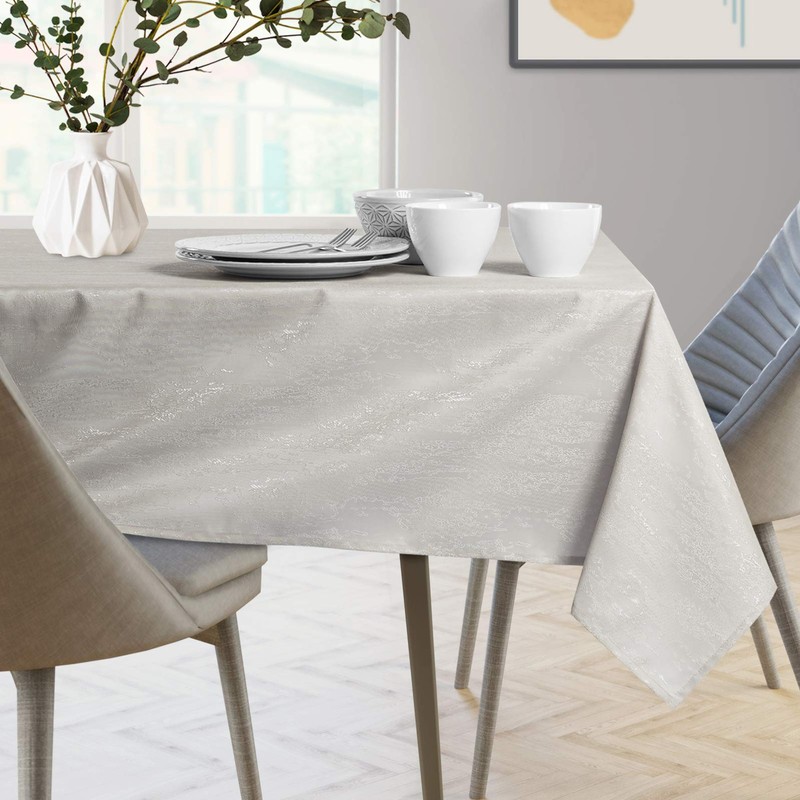 AmeliaHome Tablecloth, Lotus Effect, Water-resistant