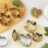 Fall Thanksgiving Cookie Cutters Set - 6 Pieces - Pumpkin,