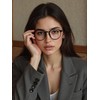 VISOONE Round Lightweight Blue Light Blocking Glasses Women Men Fashion
