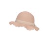 Sterntaler Girls' Children's Straw Hat Glitter Hat, Pale Pink, 47