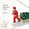 Spode Christmas Tree Miniature Village Figural Decoration, LED Lighted Christmas