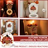 Iconikal 2-Piece Thanksgiving Toilet Seat Cling Set Funny Turkey 11.2x13-Inch