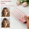 2PCS Pink Shaping Styling Comb, for Fluffy Bangs, No-Trace Root