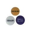 POKER CHIP SHOP 3 PACK - DEALER BUTTON + SMALL