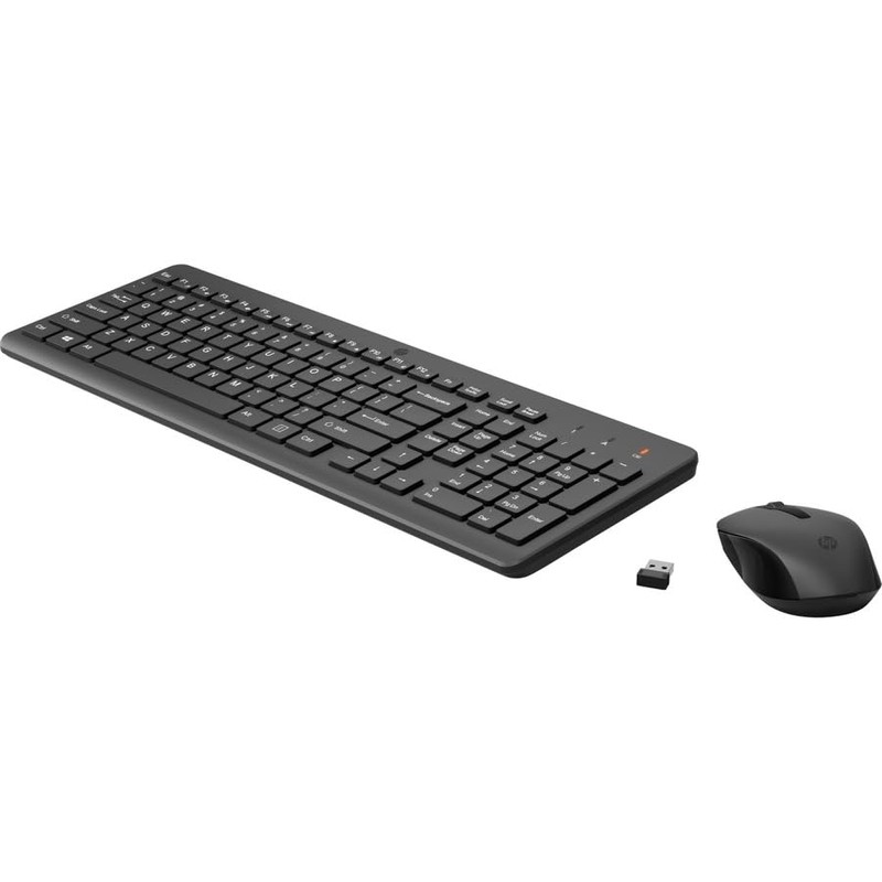 HP 150 Wired Mouse and Keyboard Combo - Full-Sized, Low-Profile