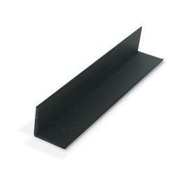 Outwater Plastics 1937-Bk Black 1-1/4 Inch X 1-1/4 Inch X 7/64 (.109) Inch Thick Angle Plastic Even Leg Angle Moulding 36 Inch Lengths (Pack of 4)