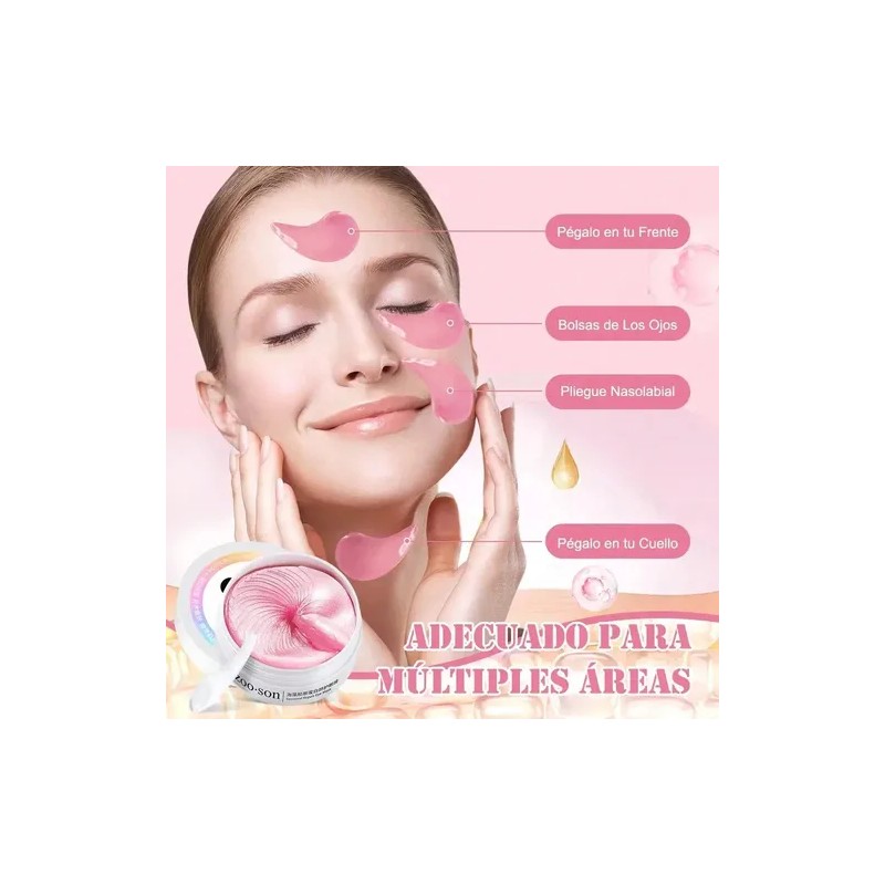 120 Parches Ojos Colágeno Hidrogel Anti Ojeras Bolsas 2 Pack