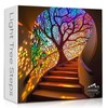 PICKFORU Tree of Life Puzzle for Adults 1000 Pieces, Rainbow