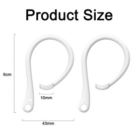 GWAWG 3 PCS Ear Hooks Anti-Lost Ear Hooks Use for Airpod Earphones Earbuds for Sport Running