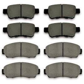 D1044 D1665 8pcs Ceramic Front Rear Brake Pads With Clips Fit For Ford Escape 2017-2019