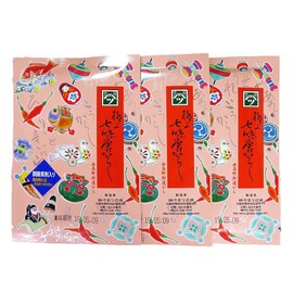 Yamatsu Tsujida Superb Shichimi Karashi Karashi From Nishi Koya Kaido (Medium Spicy) Set of 3 Bags