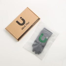 ULUCK PLUS Winter Gloves, Thermal Touch Screen Gloves Windproof Warm Cycling Gloves Running Gloves Liner for Men Women Biking Sports Walking (Black, L)