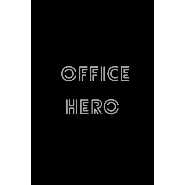 Office Hero Notebook: 6x9 120 pages Notebook
