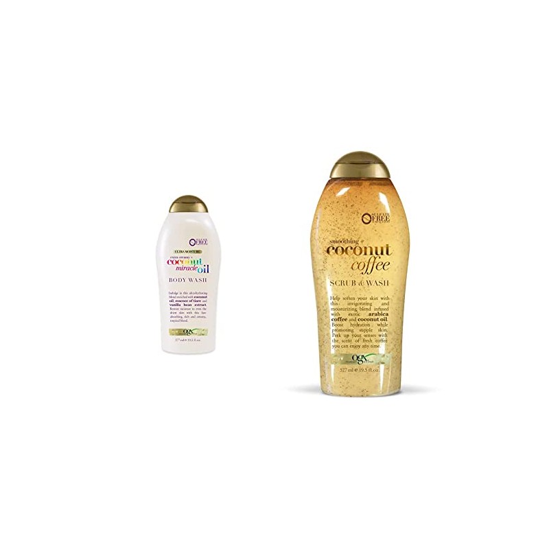 OGX, Body Wash Humectante de Aceite de Coco, 577 ml