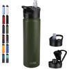 HASLE OUTFITTERS - Botella de agua aislada de acero inoxidable