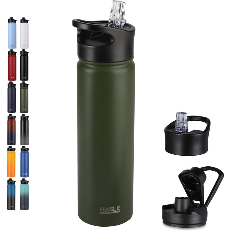 HASLE OUTFITTERS - Botella de agua aislada de acero inoxidable