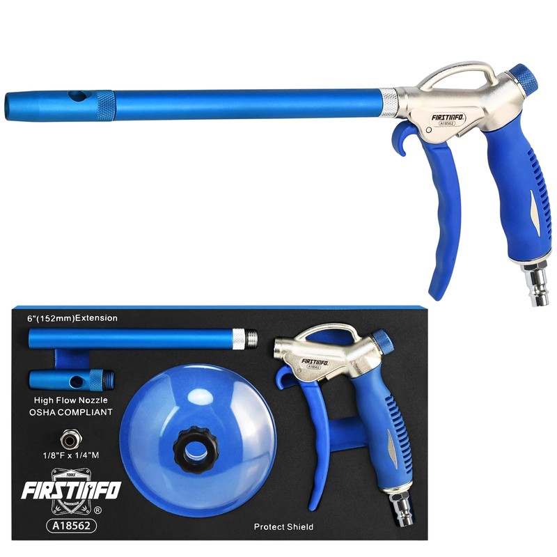 FIRSTINFO A18562EU Windstorm EX Air Blow Gun with Adjustable Air