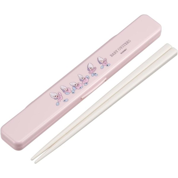 Skater ABC3AG-A Chopsticks, 7.1 inches (18 cm), Chopsticks Case Set,