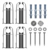 Clamp Brackets for Heated Towel Rail Radiators Flat & Curved