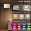FINNCHY Gold Floor Lamp with Remote Control, 1200 Lumens Adjustable