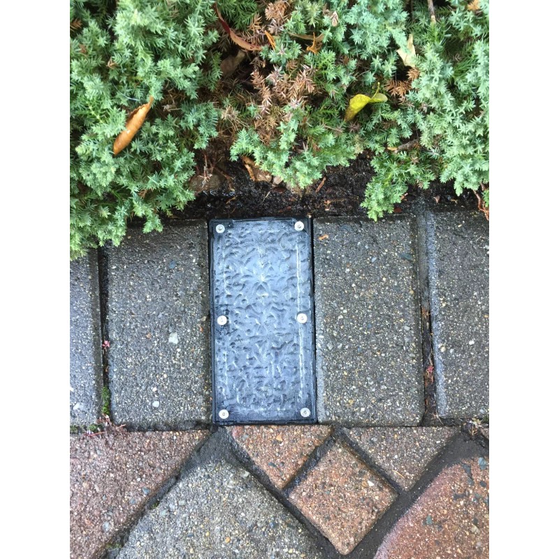 ShopTJB 3-Color Dimmable Solar Landscape 4"x8" Brick Paver Lights w/Remote