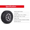 RC Crawler Tire 1:16 RC Car Tire Compact Portable Professional