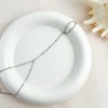 Ring Bracelet Hand Chain for Women Adjustable Stainless Steel Beaded