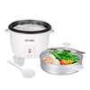 Tayama Rice Cooker with Steam Tray 8 Cups, White (RC-8R)