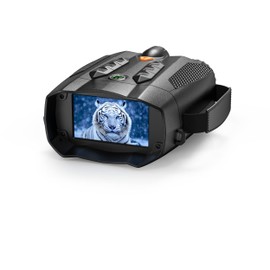 Night Vision Goggles, Night Vision Binoculars for Adults, 3" LCD Display, 10X Digital Zoom Can Save Photo and Video with 32GB TF Card Black