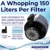 Nakii Filtered Water Bottle, Leakproof, BPA-Free, Motivational Markings, Travel, Everyday